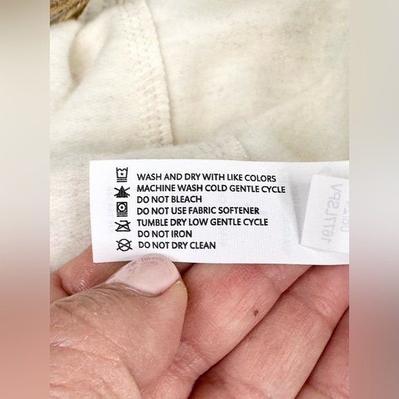 Velocity Brushed Terry Year Round Cropped Long Sleeve Hoodie Size Large - Picture 4 of 7